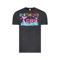 Vintage Black birthday girl Vintage Tee - MaliasSmallBusiness