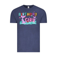 Vintage Denim birthday girl Vintage Tee - MaliasSmallBusiness