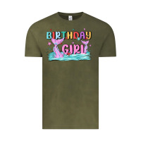 Vintage Olive birthday girl Vintage Tee - MaliasSmallBusiness