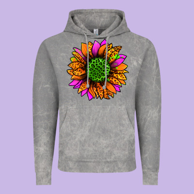 Halloween Sunflower Vintage Hoodie Designed By Jasminsmagicworld