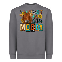 Storm just a little moody with cow Heavyweight Sweatshirt - NancyCooperArtShop