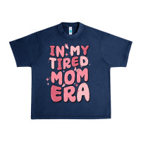Navy in my tired mom era Urban Heavy Tee - MaliasSmallBusiness