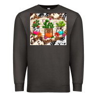 Smoke cowhide succulent Premium Sweatshirt - TumblerDesignByShophia