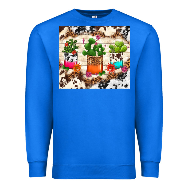 Cowhide Succulent Premium Sweatshirt by TumblerDesignByShophia | Teevron