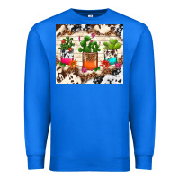 True Royal cowhide succulent Premium Sweatshirt - TumblerDesignByShophia