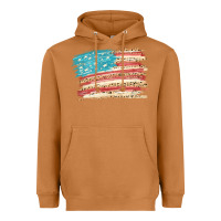 Meerkat American flag with leopard Heavyweight Hoodie - HowdyJamesFarm