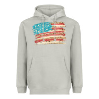 Moon Dust American flag with leopard Heavyweight Hoodie - HowdyJamesFarm