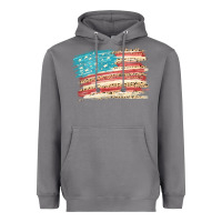Storm American flag with leopard Heavyweight Hoodie - HowdyJamesFarm