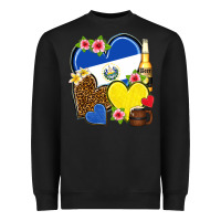 Black el salvador hearts Heavyweight Sweatshirt - NancyCooperArtShop