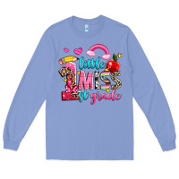 Colony Blue little miss first grade Long Sleeve Tee - NancyCooperArtShop