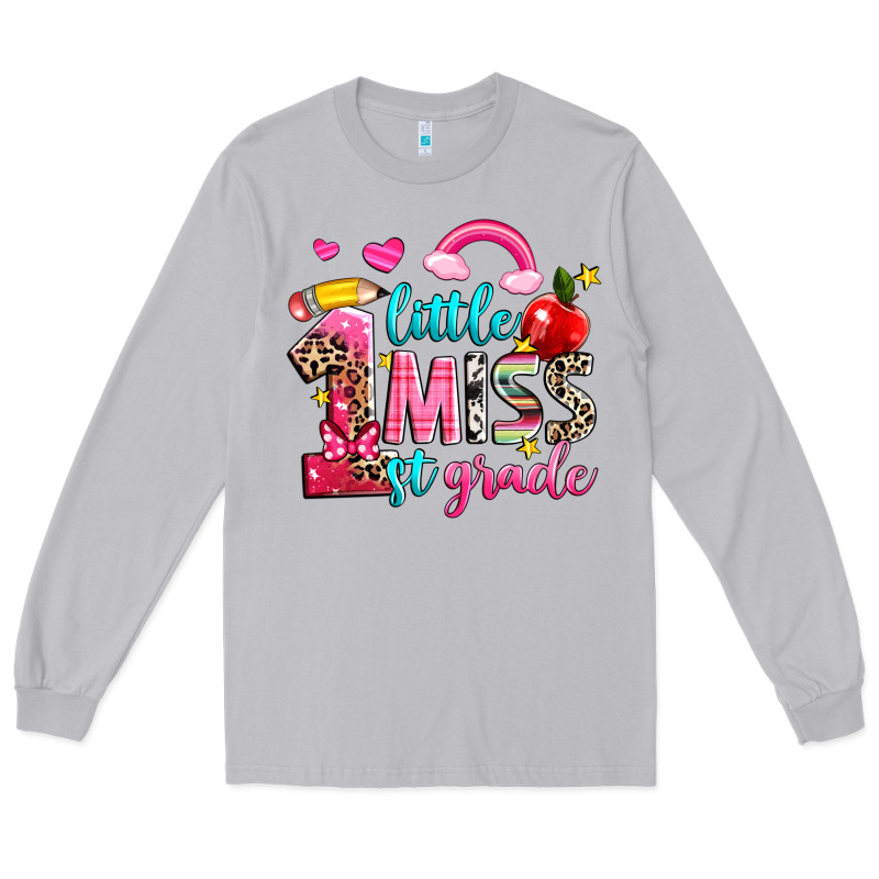 Little Miss First Grade Long Sleeve Tee by NancyCooperArtShop | Teevron