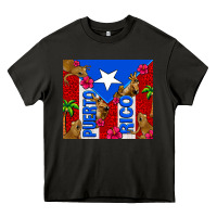 Puerto Rico Coqui Leopard Heavy Core Tee | Teevron
