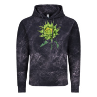 Cloud Black sun fill green green sunflower Vintage Hoodie - LillyAllenDesigns