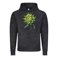 Vintage Black sun fill green green sunflower Vintage Hoodie - LillyAllenDesigns