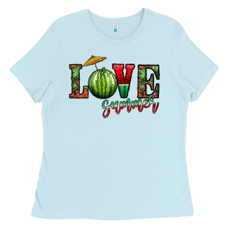Love Summer Ladies Tee by CowhideDigitalArt | Teevron