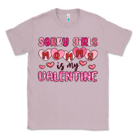 Lilac sorry girls mommy is my valentine Classic Tee - MaliasSmallBusiness
