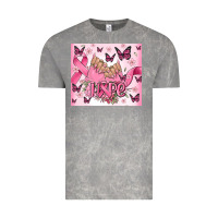 Cloud Rock breast cancer nails hope Vintage Tee - MaliasSmallBusiness