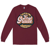 Burgundy first grade Long Sleeve Tee - JahusDesignShop