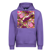 Tulip mom coffee cups with leopard seamless pattern bbs Urban Hoodie - BundleAndBundleShop