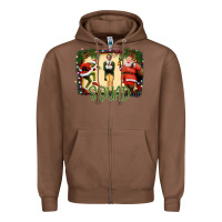 Chestnut christmas friends squad Zipper Hoodie - Bettercallsaul