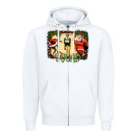 White christmas friends squad Zipper Hoodie - Bettercallsaul