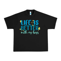 Black life is better with my boys Urban Heavy Tee - MaliasSmallBusiness