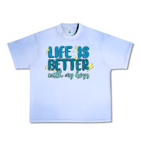 Grape Ice life is better with my boys Urban Heavy Tee - MaliasSmallBusiness