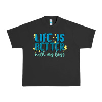 Life Is Better With My Boys Urban Heavy Tee | Teevron