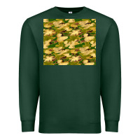 Sports Green camouflage with glitter Premium Sweatshirt - TumblerDesignByShophia