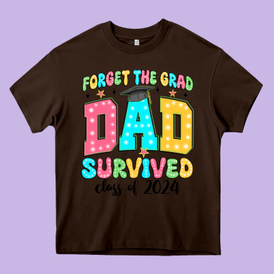 Forget The Grad Mom Survived Class Of 2024 Heavy Core Tee Designed By Jahusdesignshop