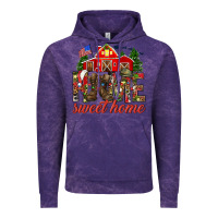Cloud Purple Army Christmas home sweet home Vintage Hoodie - NancyCooperArtShop