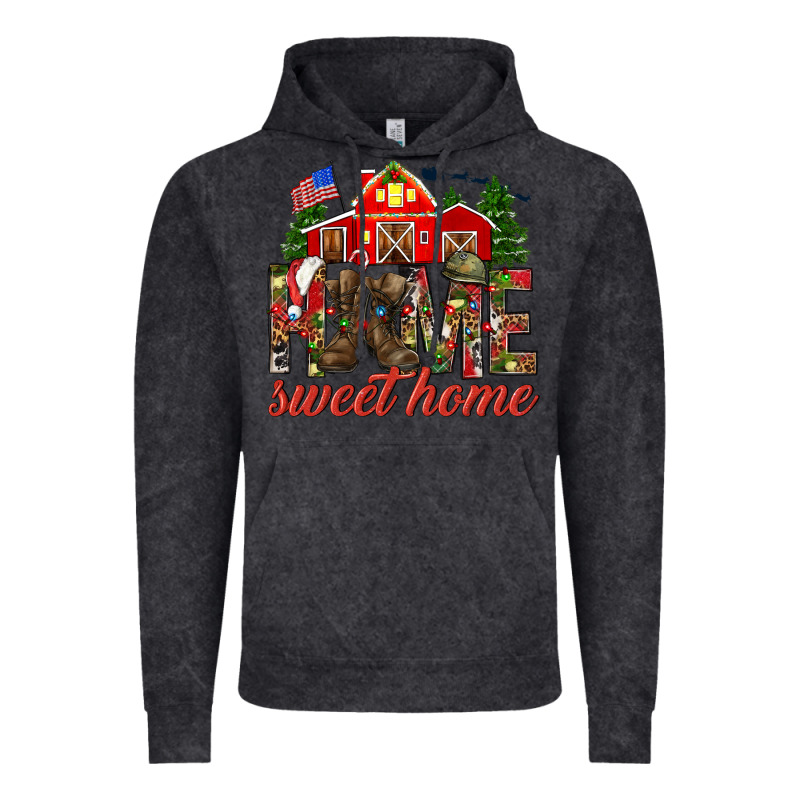 Army Christmas Home Sweet Home Vintage Hoodie by NancyCooperArtShop | Teevron
