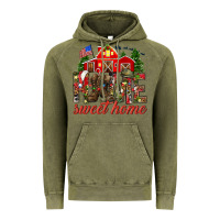 Vintage Olive Army Christmas home sweet home Vintage Hoodie - NancyCooperArtShop