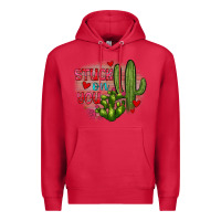 Cardinal stuck on you cactus Premium Hoodie - JahusDesignShop