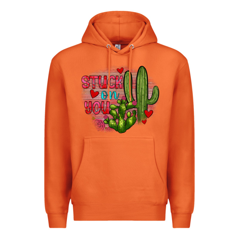 Stuck On You Cactus Premium Hoodie by JahusDesignShop | Teevron