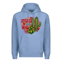 Colony Blue stuck on you cactus Premium Hoodie - JahusDesignShop