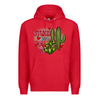 Red stuck on you cactus Premium Hoodie - JahusDesignShop