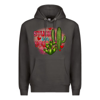 Smoke stuck on you cactus Premium Hoodie - JahusDesignShop