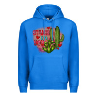 True Royal stuck on you cactus Premium Hoodie - JahusDesignShop