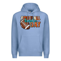 Colony Blue Football kinda day Premium Hoodie - HowdyJamesFarm