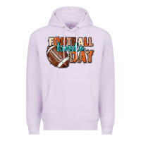 Lilac Football kinda day Premium Hoodie - HowdyJamesFarm