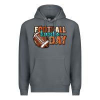Rock Football kinda day Premium Hoodie - HowdyJamesFarm