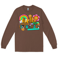 Chestnut hello sixth grade Long Sleeve Tee - NancyCooperArtShop
