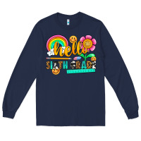 Navy hello sixth grade Long Sleeve Tee - NancyCooperArtShop