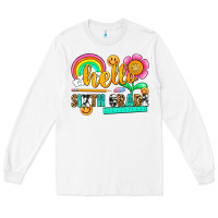 White hello sixth grade Long Sleeve Tee - NancyCooperArtShop