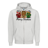 Merry Christmas Paws Zipper Hoodie | Teevron