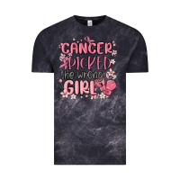 Cloud Black cancer picked the wrong girl malia Vintage Tee - MaliasSmallBusiness