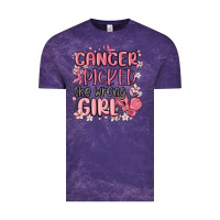Cloud Purple cancer picked the wrong girl malia Vintage Tee - MaliasSmallBusiness