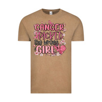 Vintage Coffee cancer picked the wrong girl malia Vintage Tee - MaliasSmallBusiness