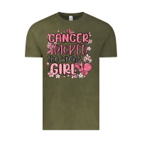 Vintage Olive cancer picked the wrong girl malia Vintage Tee - MaliasSmallBusiness